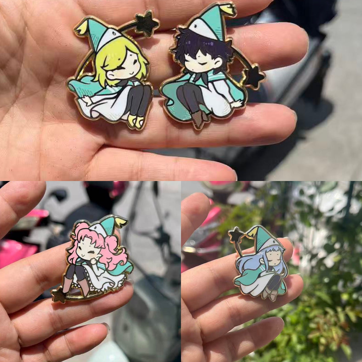 WHA GIRLIES ENAMEL PIN SET