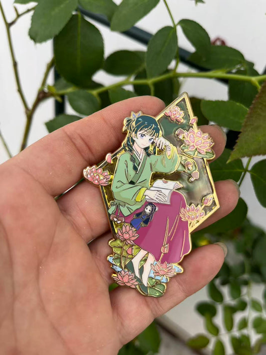 MAO MAO DIAMOND ENAMEL PIN