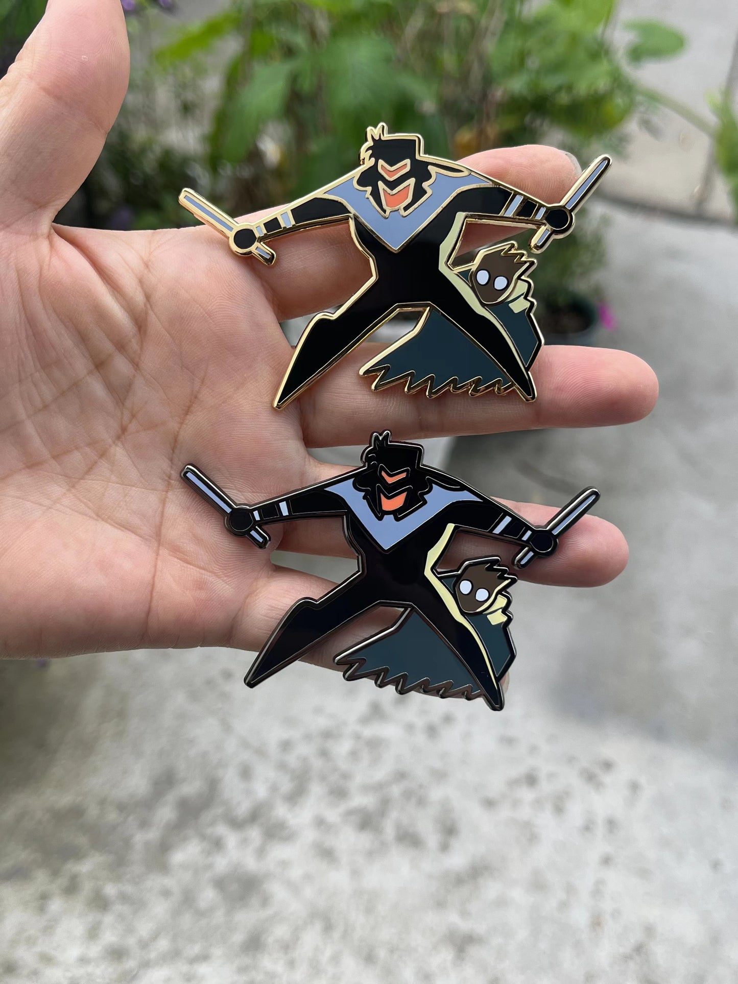 DERPY BAT BOYS ENAMEL PIN