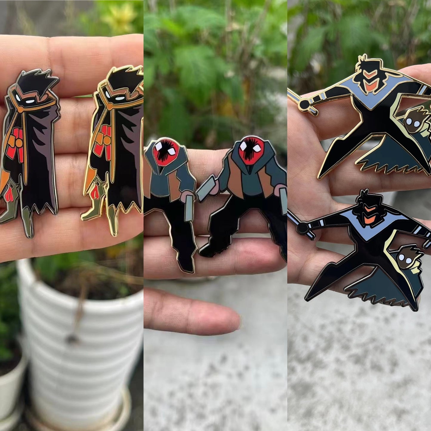 DERPY BAT BOYS ENAMEL PIN